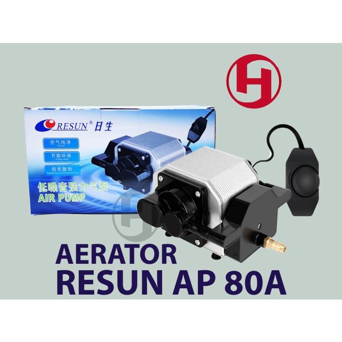 ORIGINAL RESUN AERATOR AP 80A POMPA UDARA ADJUSTABLE & LOW NOISE