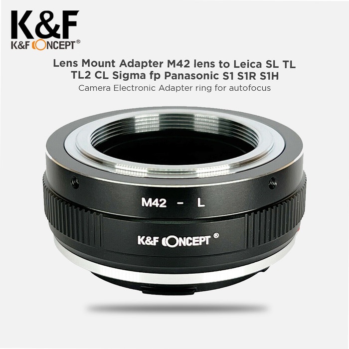 KNF CONCEPT LENS MOUNT ADAPTER M42 TO L MOUNT CAMERA BODY