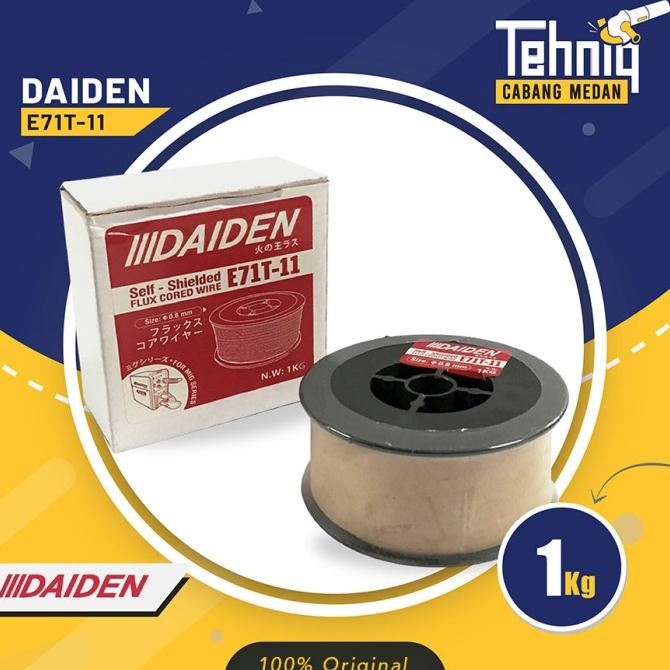 TERMURAH - DAIDEN Kawat Las Mig 1 kg Welding Wire E71T-11 Flux Cored
