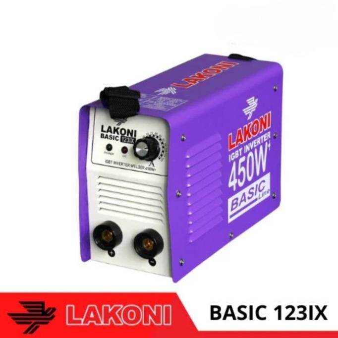 TERBARU - MESIN LAS LAKONI BASIC 123iX 450 WATT INVERTER IGBT