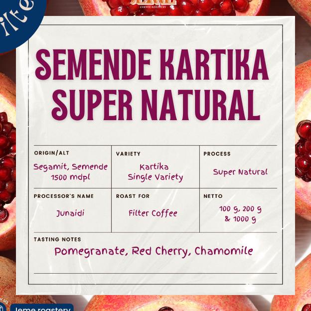 

Hitss!! Kopi Arabika SEMENDE KARTIKA SUPER NATURAL | Single Variety