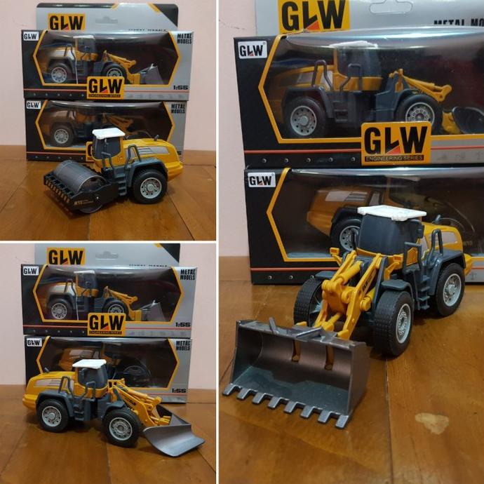 Diecast Metal Truck Traktor Diecast Alat Konstruksi Bangunan