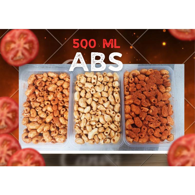 

[BISA COD] MAKARONI KRIUK ASIN MAKARONI PEDAS SEBLAK BOX 500ML MURAH [BISA COD]