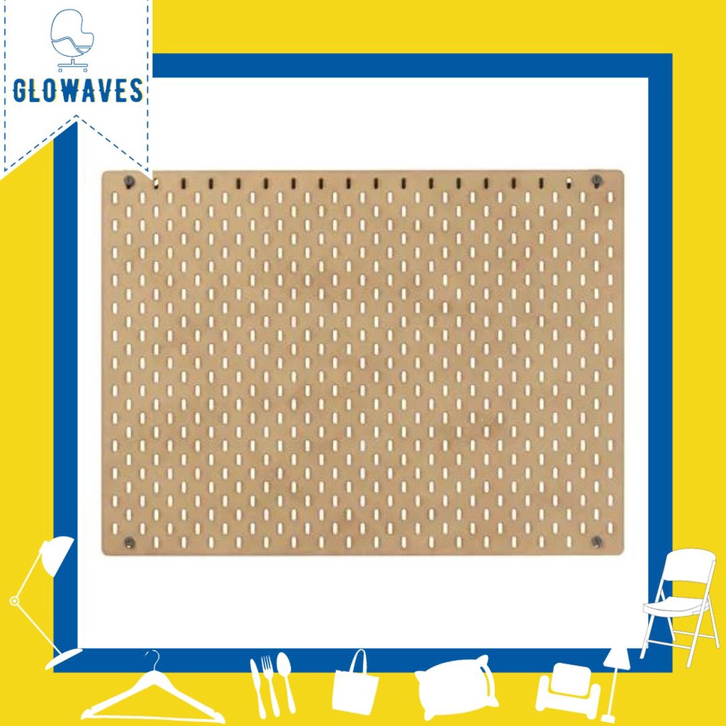 SKADIS Papan Berlubang / Papan Organizer Warna Putih / Hitam / Coklat 56 x 56 cm / 76 x 56 cm