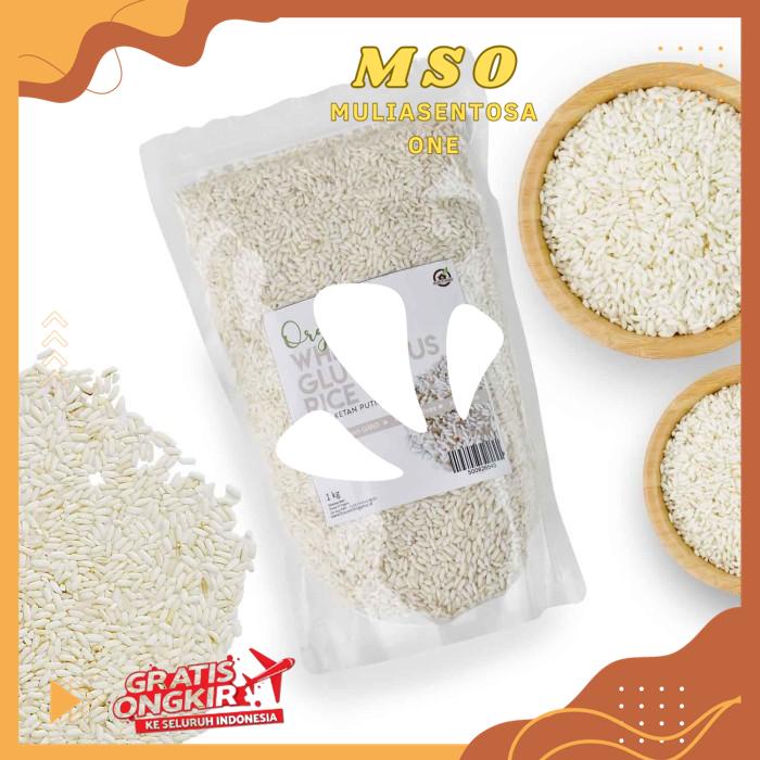 

ORGANIC WHITE GLUTINOUS RICE/BERAS KETAN PUTIH 1 KG PODUK BAHAN BERKUALITAS !!