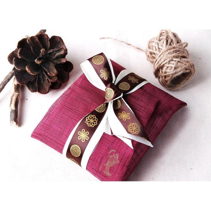 

IMLEK !! Pita Satin Merah Emas Chinese New Year Tahun Baru Imlek Ribbon Sangjit TERLARIS