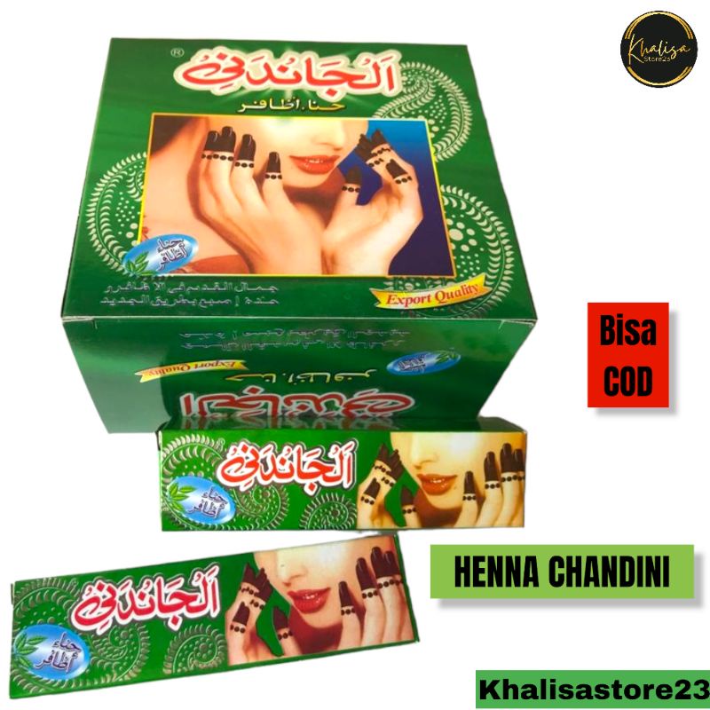 PACAR ARAB HENNA CHANDINI/HENNA ODOL 1LUSIN [12PCS]