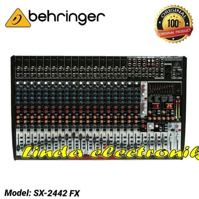 Mixer Behringer Sx 2442 Fx Original 24 Channel Sx2442 Fx Sx2442Fx Original Dan Terpercaya
