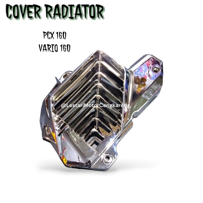 Terlaris Cover Radiator Pcx 160 Chrome Cover Radiator Vario 160 Chrome