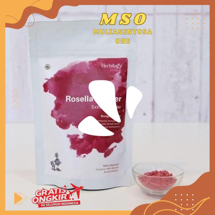 

HERBILOGY ROSELLA EXTRACT POWDER - 100 GR PODUK BAHAN BERKUALITAS !!