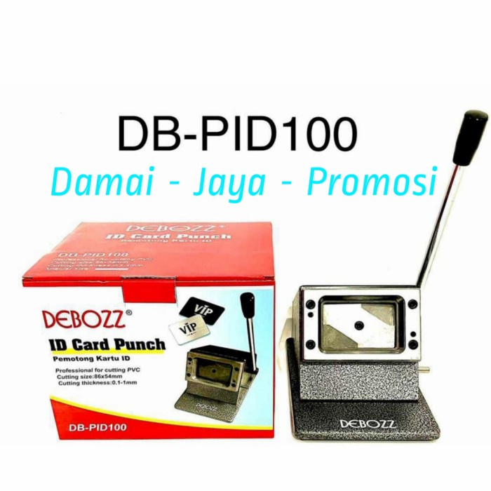 

Mesin Pemotong ID Card Merek DEBOZZ / ID Cutter / Plong ID Card / PVC