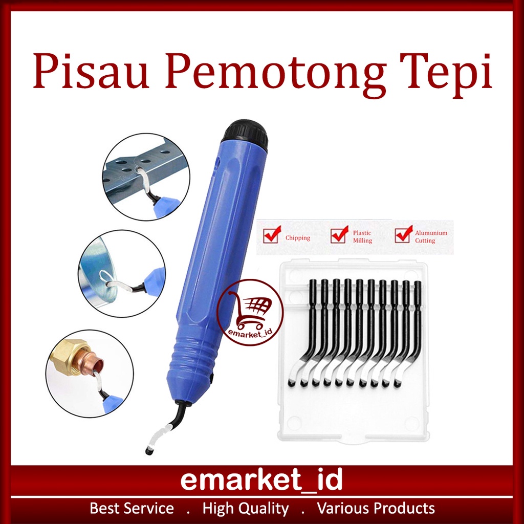 

Pisau Pengikis Pemotong Tepi / Deburring Bahan Tembaga Untuk Tabung