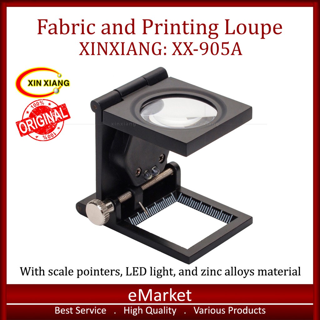 

Baru Kaca Pembesar Kain Dan Percetakan Xinxiang Xx-905A Original / Fabric And Printing Loupe /