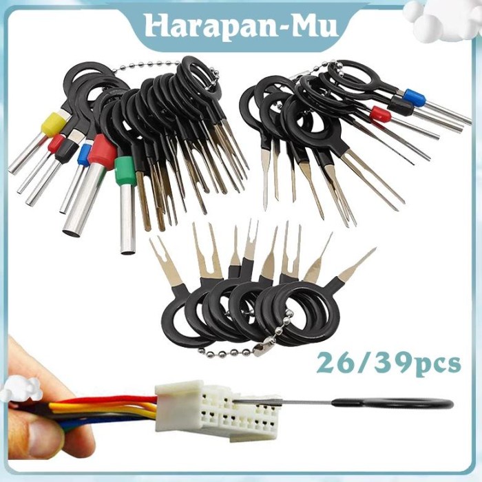 

Terbaru 26 Pcs/39 Pcs Removal Tools Pin Extractor Kit Pin Extractor Kit Promo Terlaris