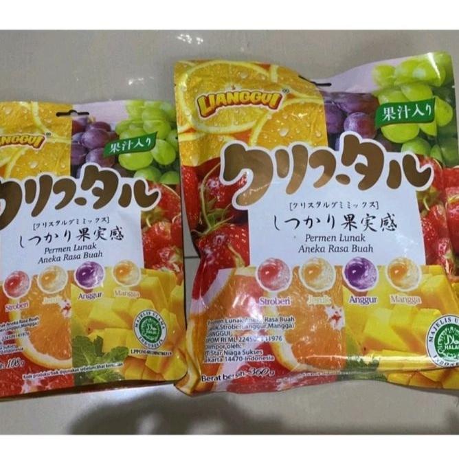 

Lianggui - Fruit Gummy Permen K Aneka Rasa Buah (Permen Jelly Jepang)