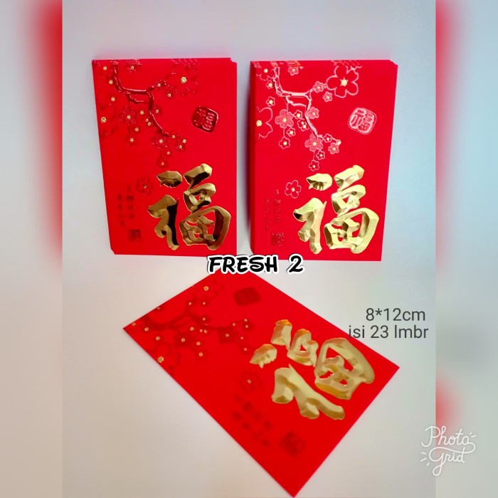 

New! 3MOTIF angpao fu/angpao fu imlek Limited