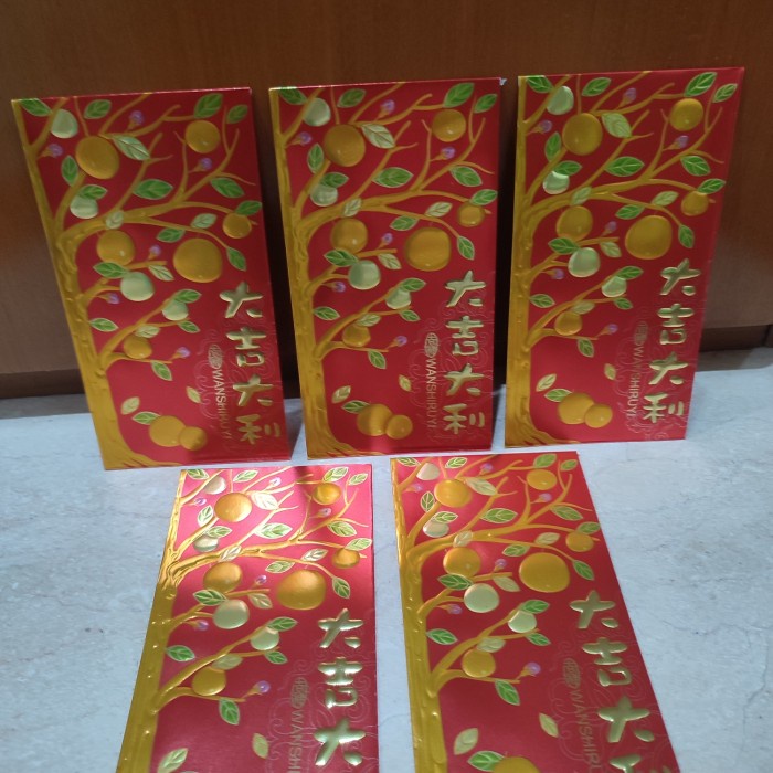 

New! angpau netral / paket 5 bks angpau imlek besar Limited