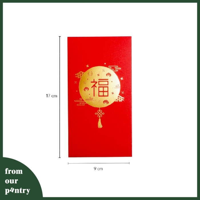 

New! Paperi Papero -5pcs Angpao Imlek - CNY Sincia Chinese New Year Hongbao - Luck Limited