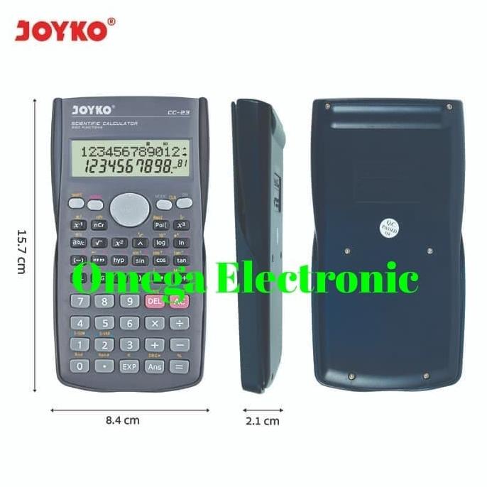 

Terbaik! Joyko CC23 Calculator Kalkulator Scientific Ilmiah Sekolah CC 23 .,