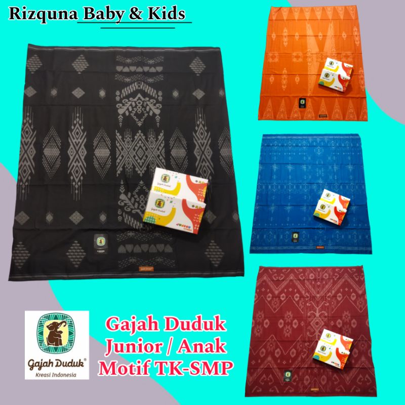 gajah duduk anak/gajah duduk junior/sarung anak/sarung junior/sarung anak gajah duduk anak/sarung an