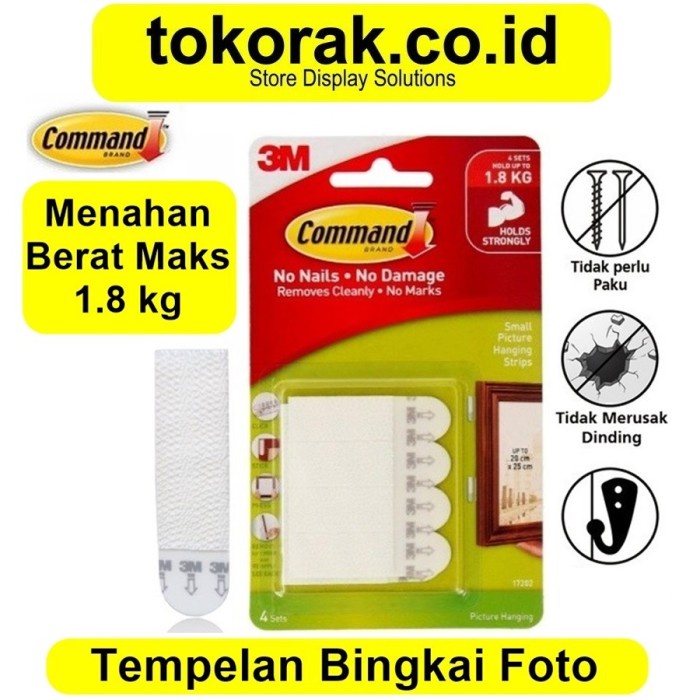

Terbaru 3M Command Perekat Foto 17205 - Small Picture Hanging Strips Promo Terlaris