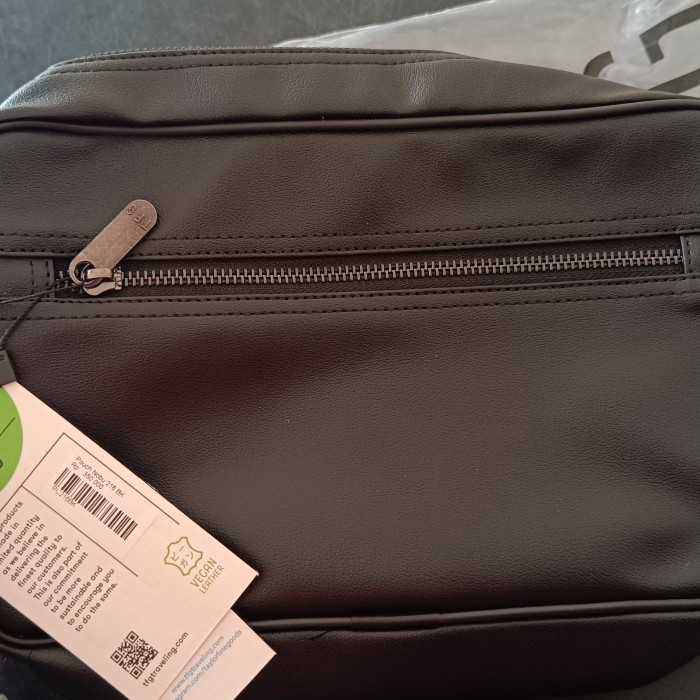 Terbaru Tfg Tas Pria Pouch Clutch Nobu 216 Black Promo Terlaris