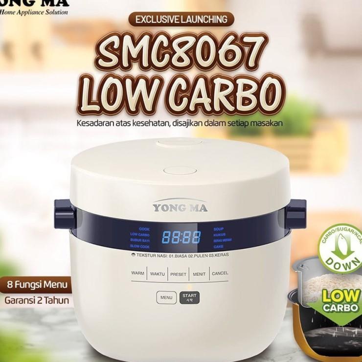Yongma Magic Com Rice Cooker Low Carbo 2 Liter Yong Ma Smc 8067 Smc8067 Smc-8067