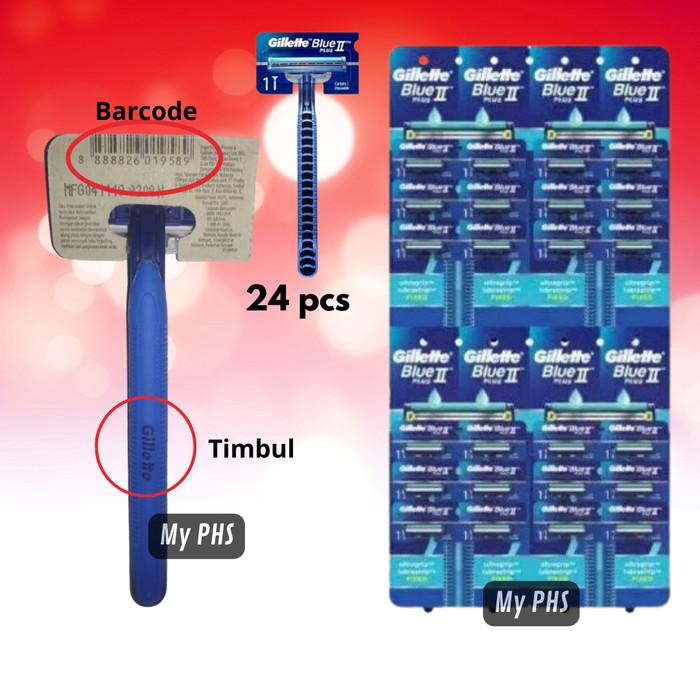 Gillette Blue 2 Plus - Pisau Cukur Jenggot - Alat Cukur Jenggot
