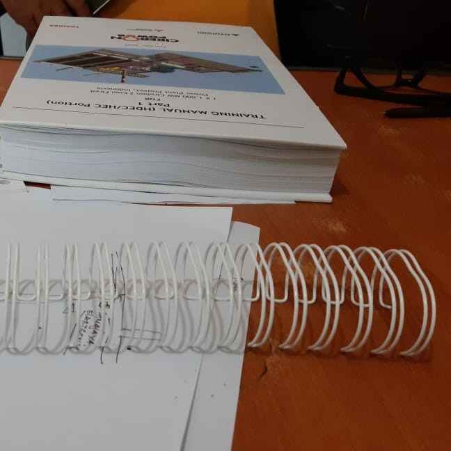 

Ring Spiral Kawat Jilid 7/8 A4 2:1 23Lubang