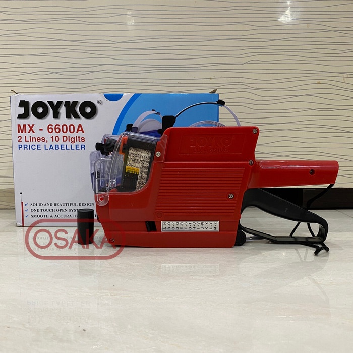 

Price Labeller / Mesin Label Harga Joyko 2 Dua Baris MX-6600A