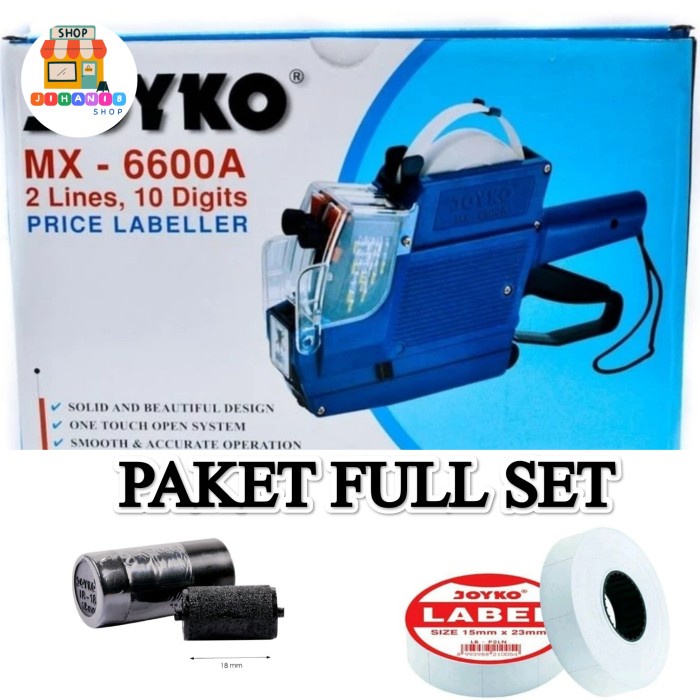 

Paket Alat Label Harga / Mesin Label Harga / Price Labeller MX - 6600A
