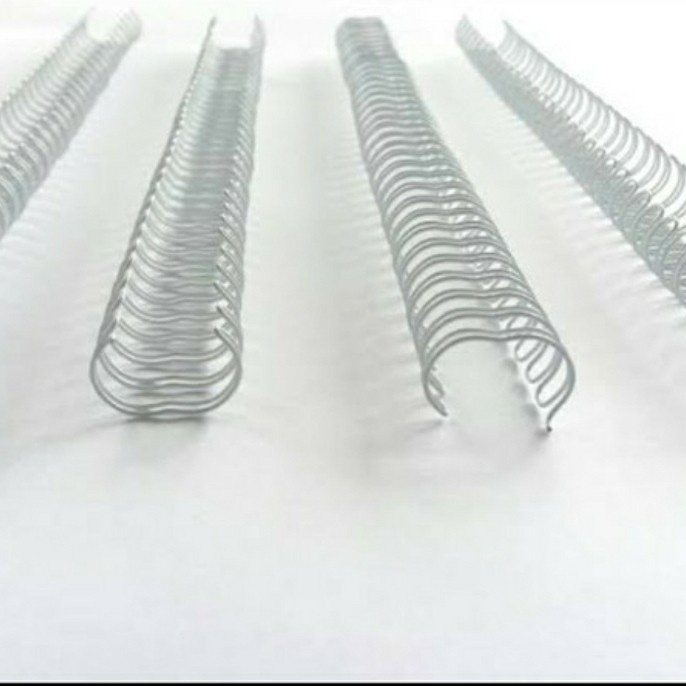 

Kawat Spiral Jilid 5/8 F4 Pitch 2:1 26 Lubang Topas Wire Ring Binding