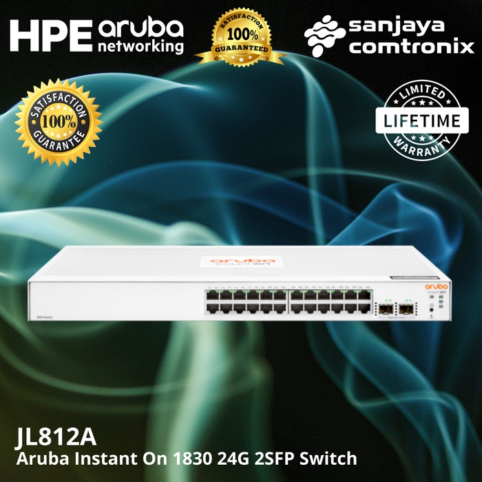 HPE JL812A ARUBA INSTANT ON 1830 24G 2SFP SWITCH
