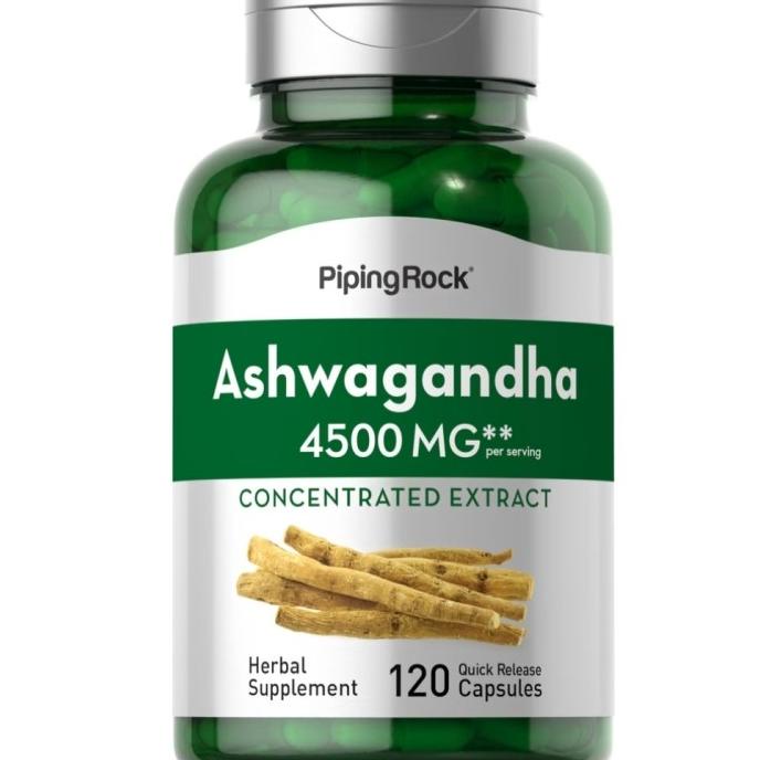 Pipingrock Aswagandha 1500 Mg Isi 120 Capsul / Pipingrock Ashwagandha