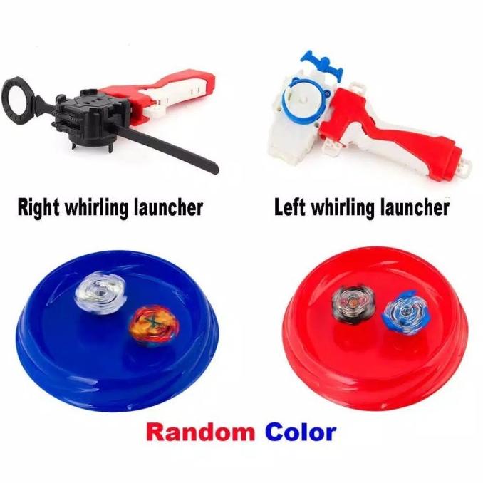 Gangsing Bayblade Beyblade Burst Set Besi Metal Grip Launcher Arena