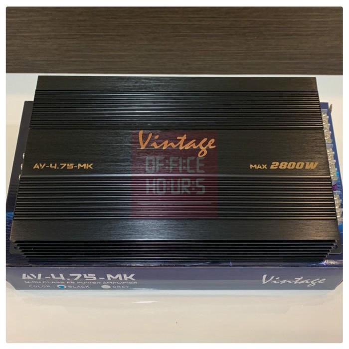 POWER AMPLIFIER 4 CHANNEL VINTAGE AV-4.75-MK BY LM AUDIO