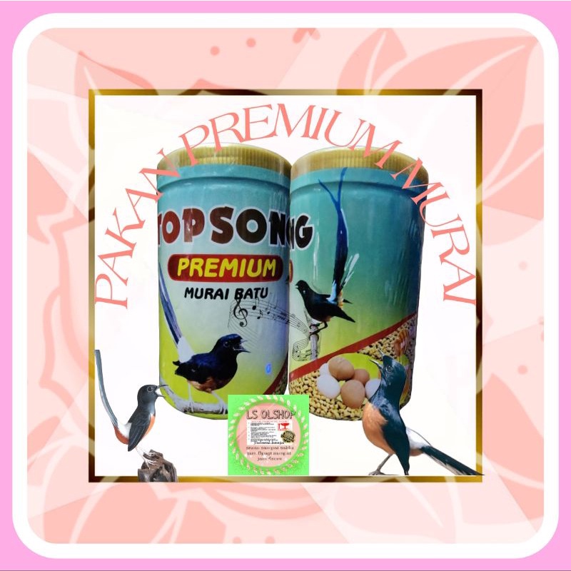 Ay00 TOPSONG MURAI TOP SONG HUA MEI GOLD LARK branjangan makanan burung muray wambie protein 23%