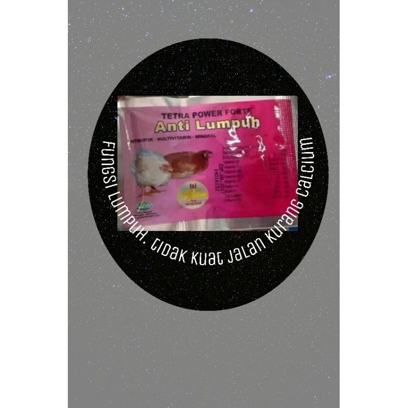 TIGA SASET ANTI LUMPUH OBAT AYAM KAKI GEMETARAN SEHABIS TARUNG BURUNG BEBEK LUMPUH  KALEK PENGUAT TU