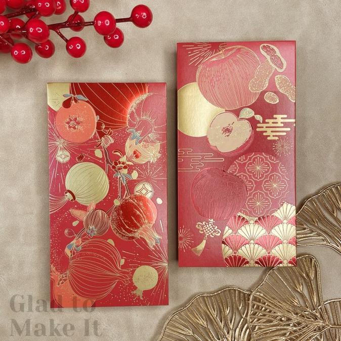 

[IMLEK] angpao premium amplop panjang imlek cny chinese new year custom nama TERLARIS