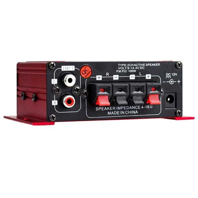 AMPLIFIER POWER MOBIL SPEAKER 2 CHANNEL 20W DC 12 VOLT