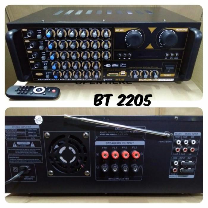 POWER AMPLIFIER KARAOKE SANSUI BT 2205 BLUETOOTH USB SD RADIO