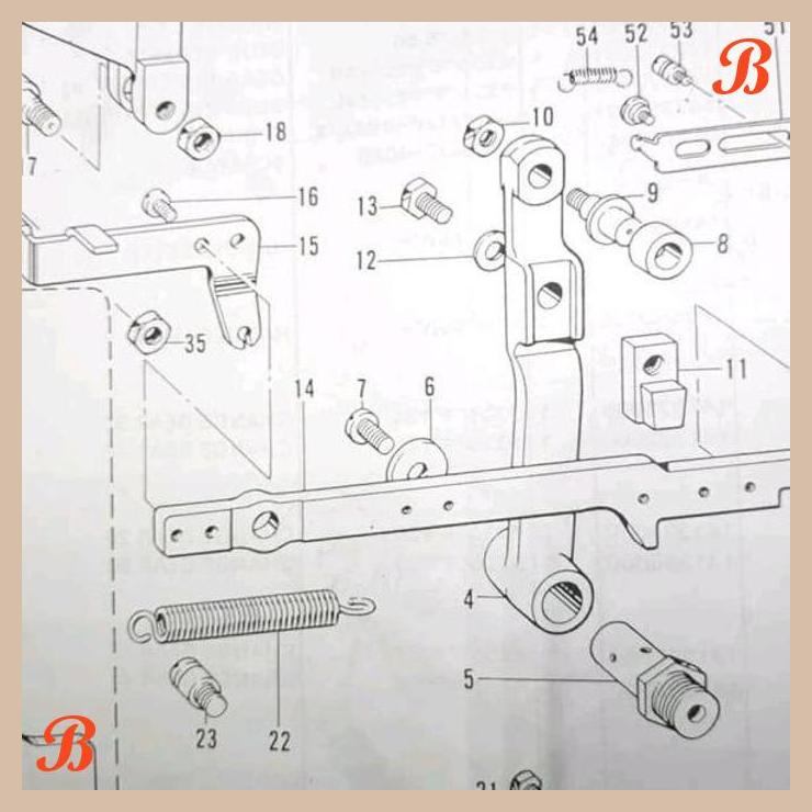 

| MJH | BROTHER LH4-B814 - CUTTER CONNECTING LEVER 141462-001