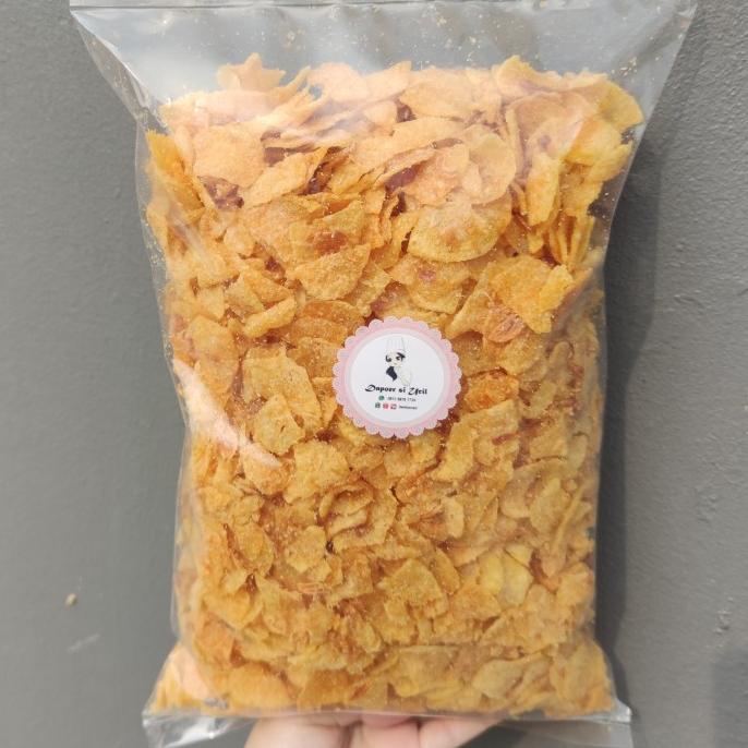 

TERBARU KRIPIK KENTANG KERING EBI HOMEMADE DAPOER SI UCIL ENAK, RENYAH & GURIH !!!!!