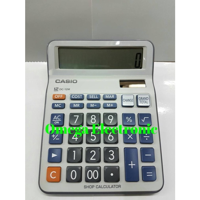 

CALCULATOR CASIO DC-12M KALKULATOR TOKO SHOP DESKTOP 12 DIGITS ORIGINAL TERBARU