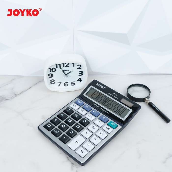 

CALCULATOR / KALKULATOR JOYKO CC-41 / 14 DIGITS / CHECK CORRECT ORIGINAL TERBARU