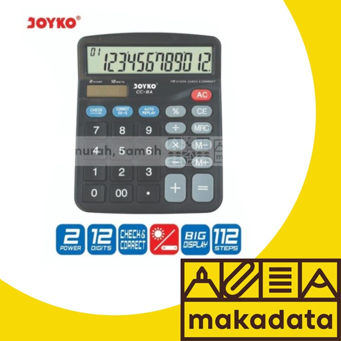 

CALCULATOR KALKULATOR JOYKO CC-8A MURAH ORIGINAL TERBARU