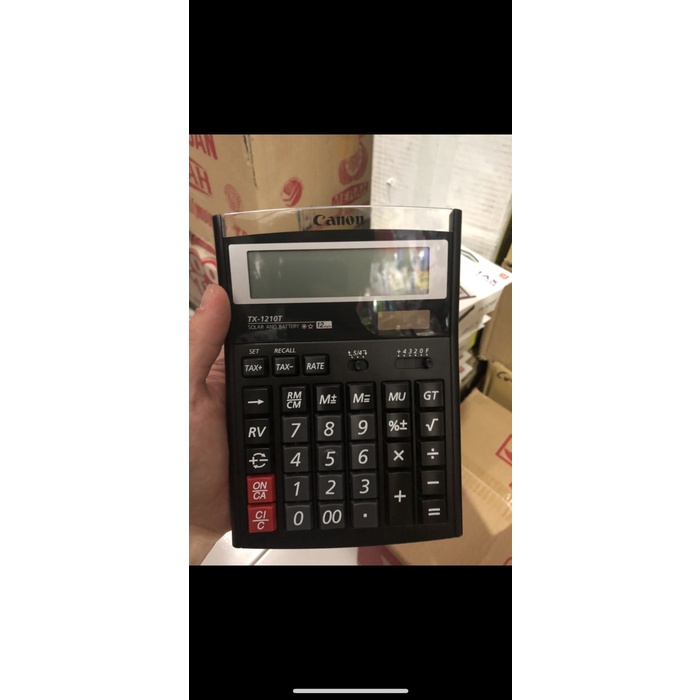 

KALKULATOR TX 1210T CANON ASLI ORIGINAL TERBARU