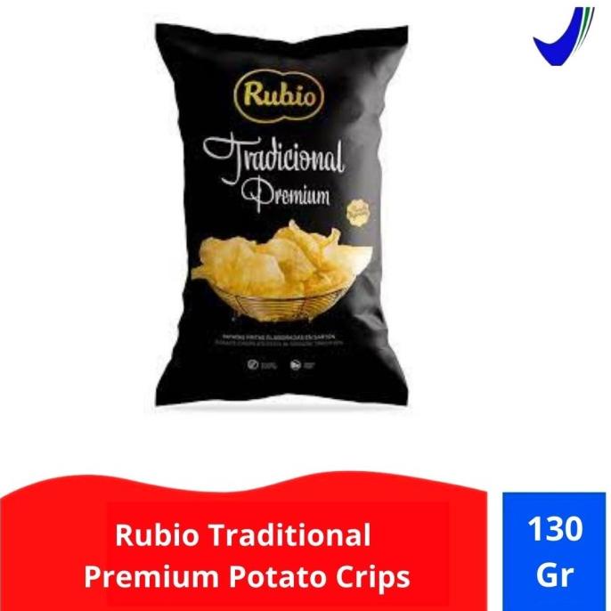 

READY STOCK RUBIO TRADITIONAL PREMIUM POTATO CRIPS 130GR !!!!!