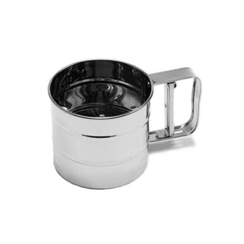 GELAS SARINGAN AYAKAN TEPUNG BERGAGANG STAINLESS ANTI KARAT