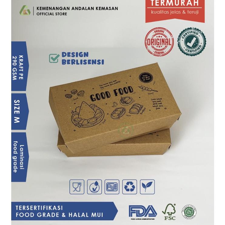 

Ready!!!(COD) Paper Lunch Box , Lunch Box Paper , Paper Box Lunch , Kemasan Ayam Geprek , Box Ayam Geprek - M Design